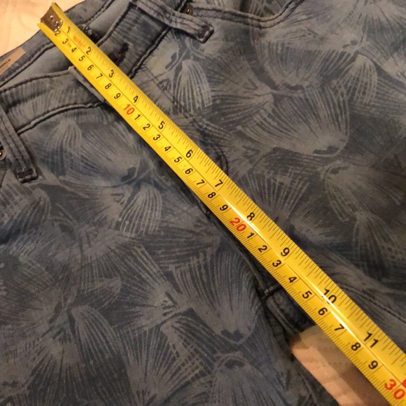 🪭AG Classic pockets fan print Super Skinny Ankle legging - Picture 7 of 9